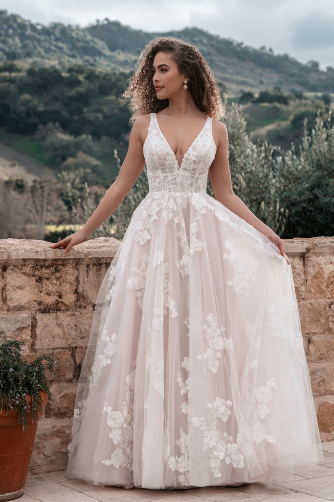 ALLURE - 10254 & 10255 A1259 LAVANDER/IVORY/NUDE SIZE 10