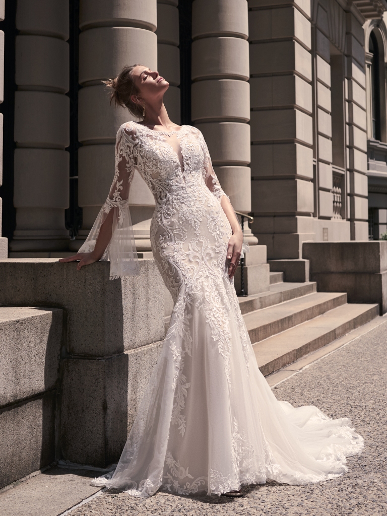 MAGGIE SOTTERO / LARK SAIGE 9010 & 9011 23MC120B01 IVORY ILLUSION US 10