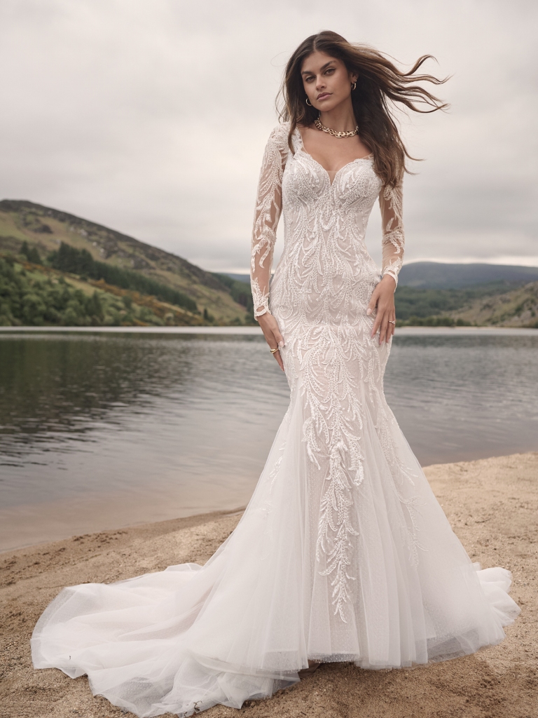 MAGGIE SOTTERO - MIDGLEY RIVIERA 9212 & 9213 23SC062A01 IVORY NATURAL ILLUSION US 10